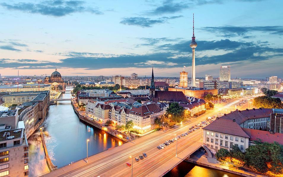 Blick auf Berlin inklusive Fernsehturm